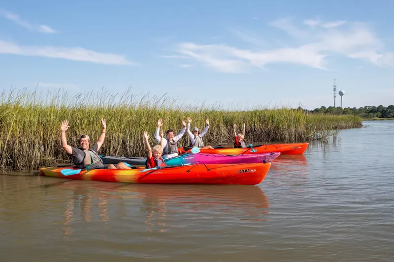 Charleston: Folly Beach Morning Kayak Dolphin Safari